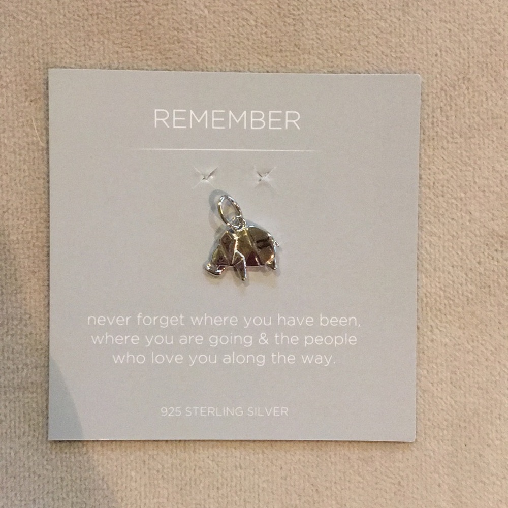 Origami owl Elephant charm